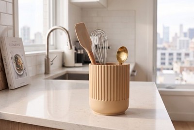 Porta Utensili da Cucina Moderno – Portamestoli Posate Mestoli Design 3D, vista 10