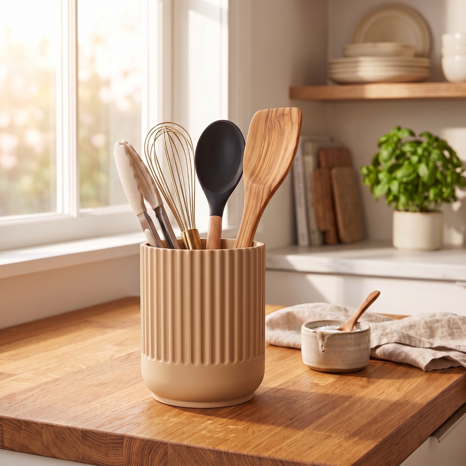 Porta Utensili da Cucina Moderno – Portamestoli Posate Mestoli Design 3D, vista 18