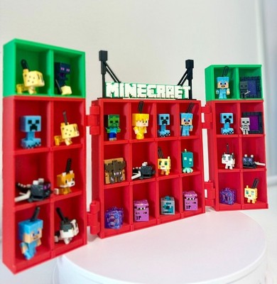 Espositore Minecraft TNT per Mini Figure | Porta Collezione 3D Apribile Display, vista 3