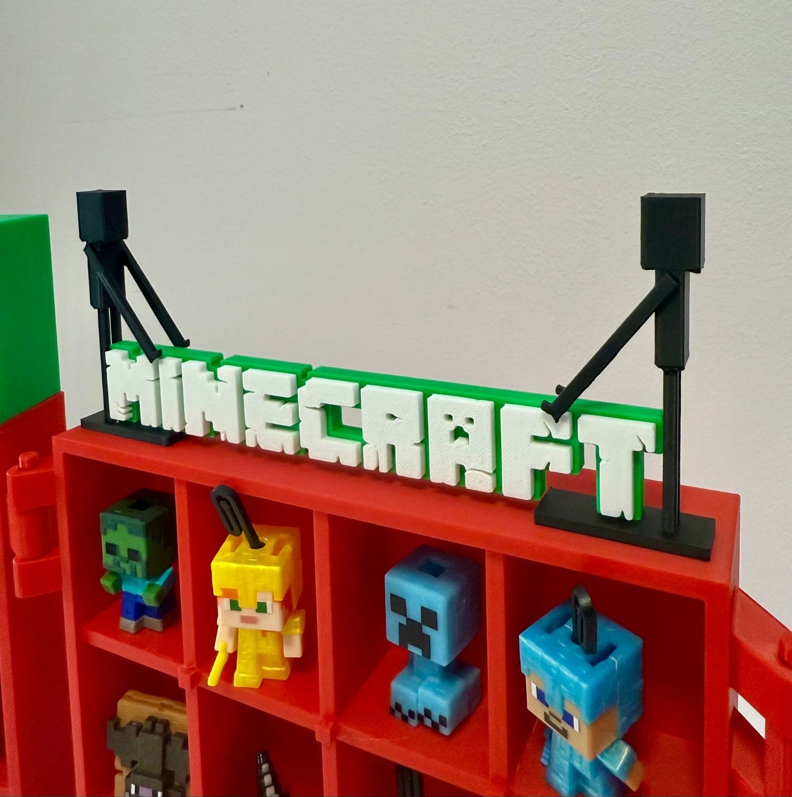 Espositore Minecraft TNT per Mini Figure | Porta Collezione 3D Apribile Display, vista 4