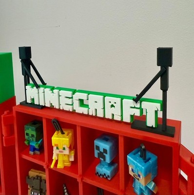 Espositore Minecraft TNT per Mini Figure | Porta Collezione 3D Apribile Display, vista 4