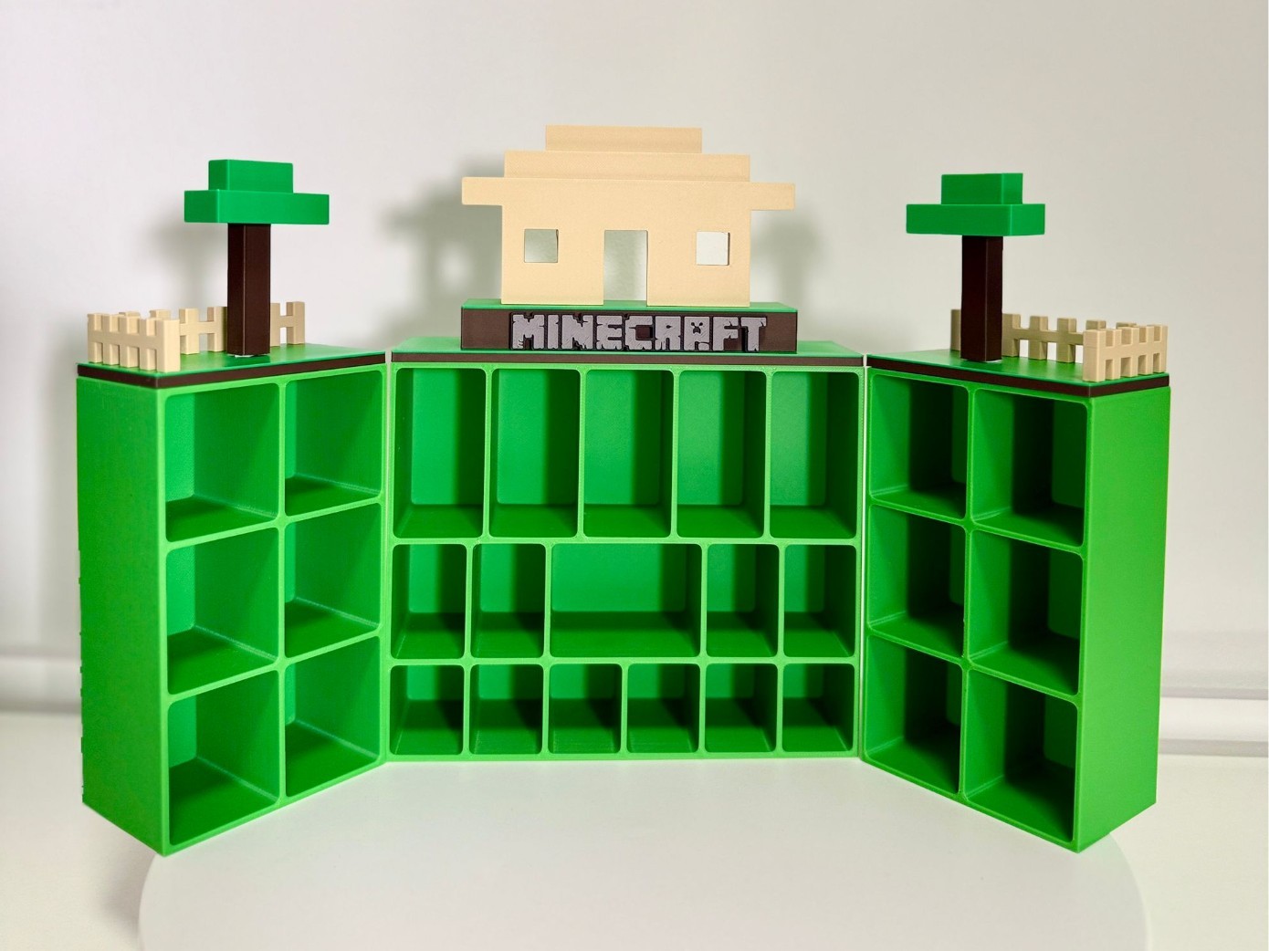 Espositore Minecraft Villaggio 3D | Porta Mini Figure Organizer Display, vista 4