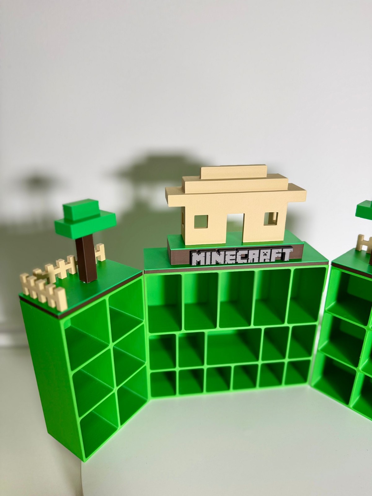 Espositore Minecraft Villaggio 3D | Porta Mini Figure Organizer Display