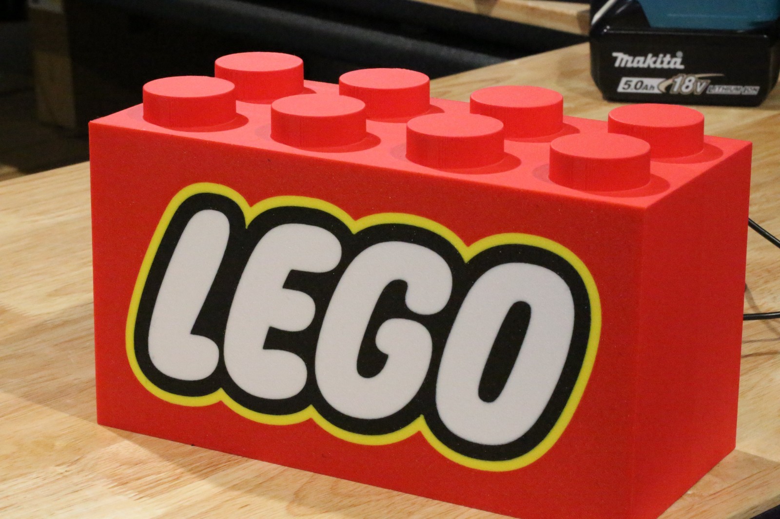 Lego Brick Style LED Lightbox | Idea regalo | Lego Gigante - LEd, vista 6