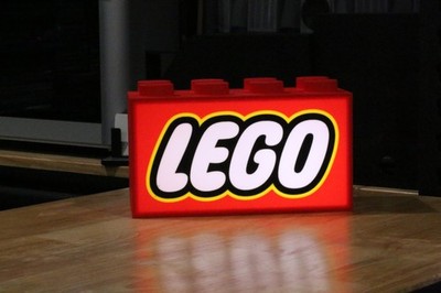 Lego Brick Style LED Lightbox | Idea regalo | Lego Gigante - LEd