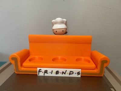Divano Sofa Friends Collezione McDonald's Bacheca Espositore 6 personaggi NUOVO, vista 3
