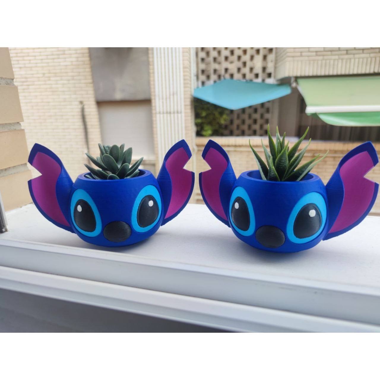 Vaso Porta Oggetti ispirato a Stitch