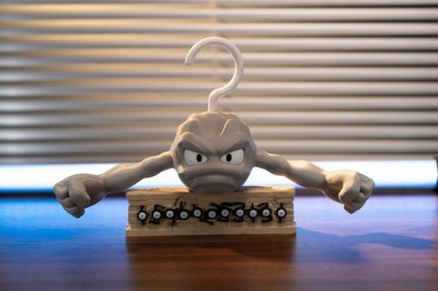 Pokémon Geodude Gadget 3D | Decorazione Stanza | Appendiabiti Originale ✅🪨
