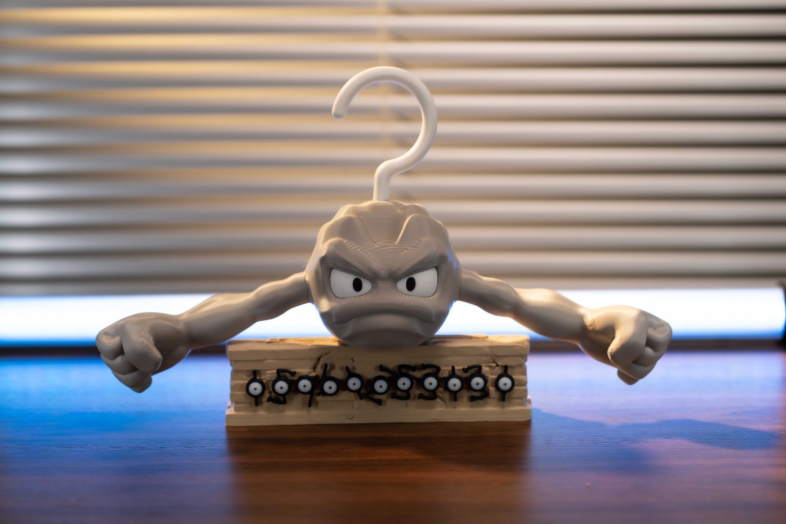 Pokémon Geodude Gadget 3D | Decorazione Stanza | Appendiabiti Originale ✅🪨