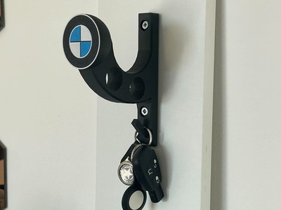 Porta Casco con Logo e Porta Chiavi | Personalizzabile - Idea Regalo - NUOVO, vista 5