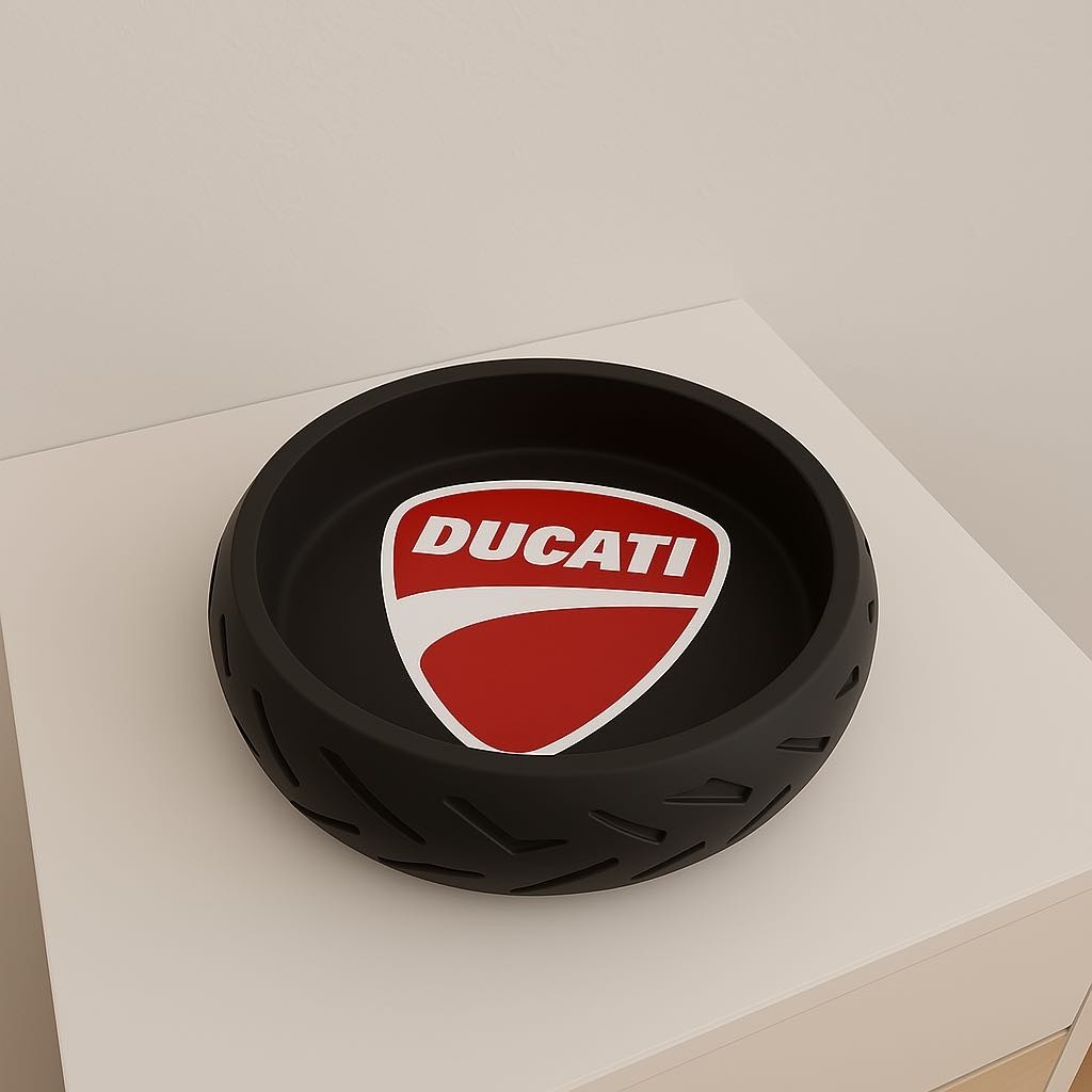 Svuota Tasche a forma di gomma con logo Ducati
