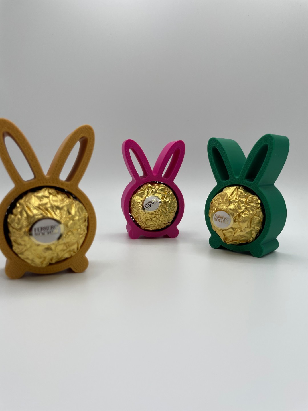 Porta Cioccolatino Pasquale Coniglio – Supporto Ferrero Rocher – Stampa 3D - 3pz, vista 7