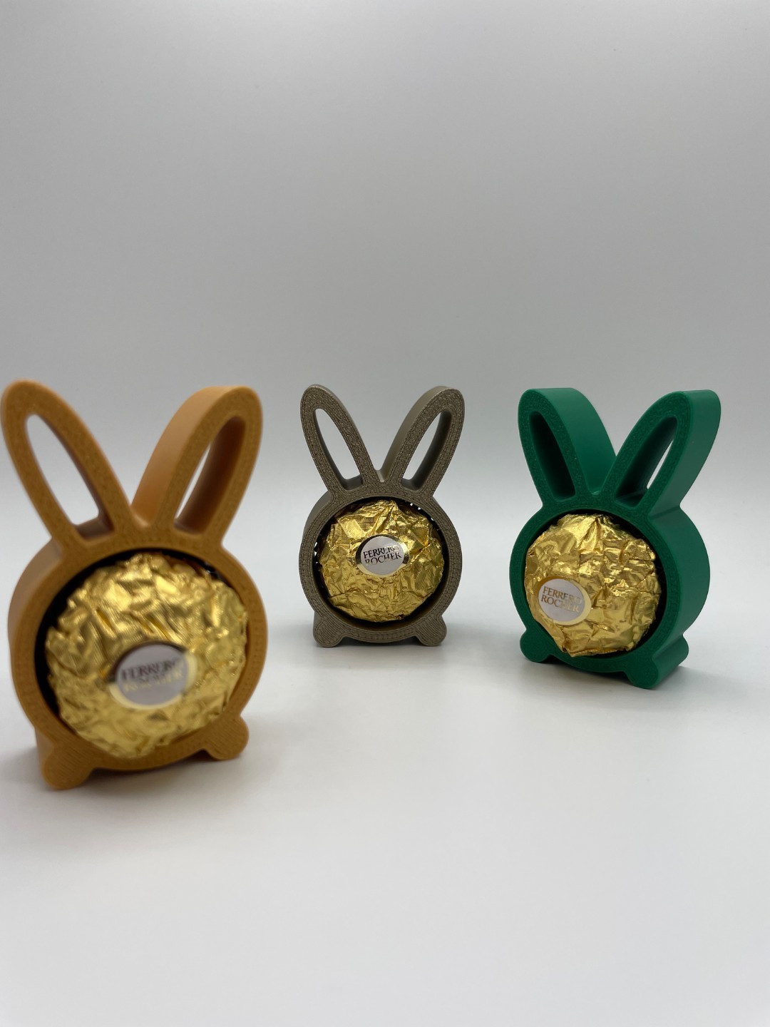 Porta Cioccolatino Pasquale Coniglio – Supporto Ferrero Rocher – Stampa 3D - 3pz