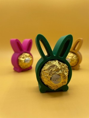 Porta Cioccolatino Pasquale Coniglio – Supporto Ferrero Rocher – Stampa 3D - 3pz, vista 4