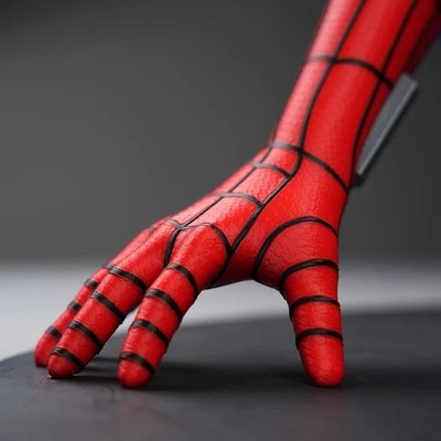 Statua Spider-Man 3D XXL 100 cm – Decorazione Supereroe da Collezione, vista 5