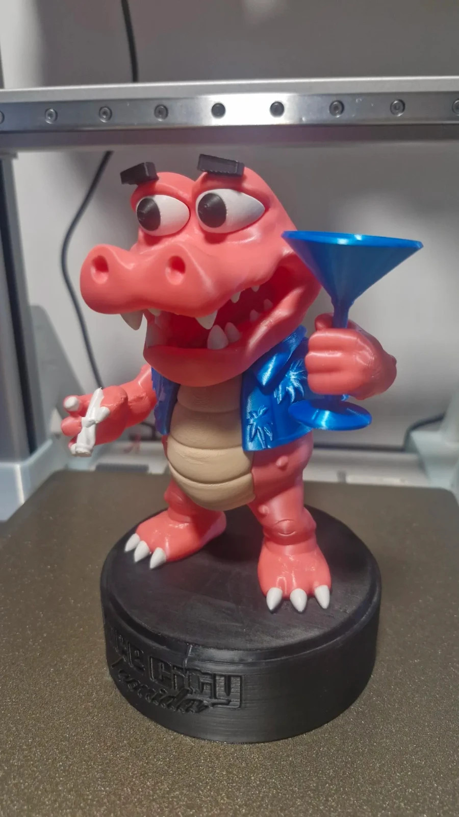 Macca the Gator GTA VI – Statuetta da Collezione Stampa 3D - Vice City Leonida, vista 2