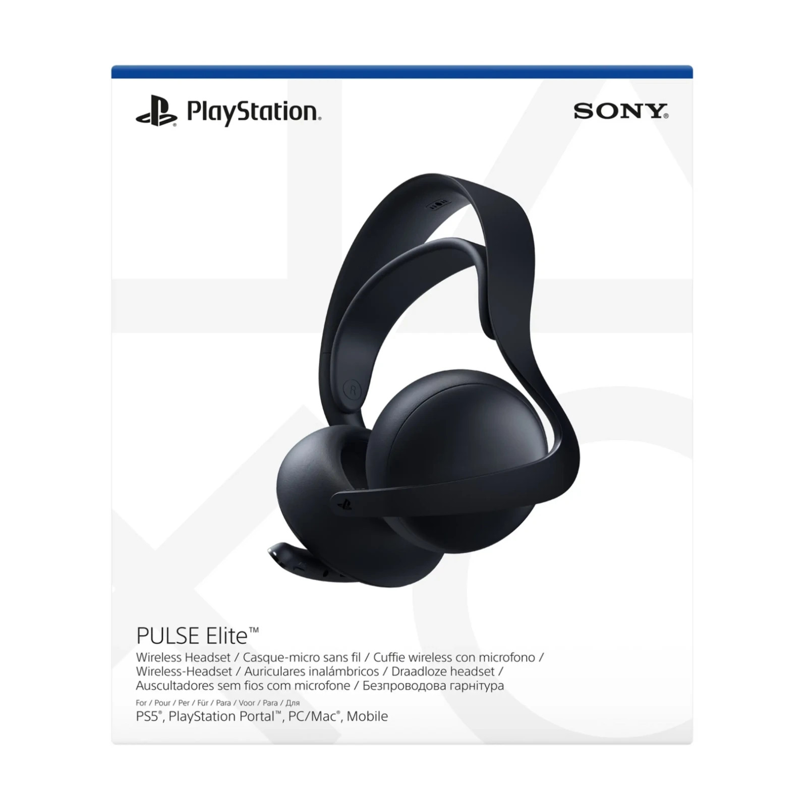 Cuffie Sony Wireless Pulse Elite PS4/PS5 White, vista 3
