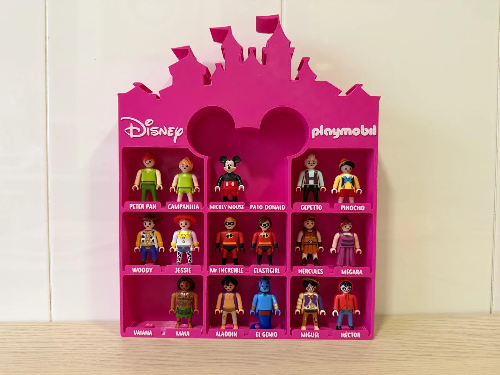 🏰 ESPOSITORE CASTELLO DISNEY PLAYMOBIL – PERSONALIZZABILE NEL COLORE! ✨, vista 2