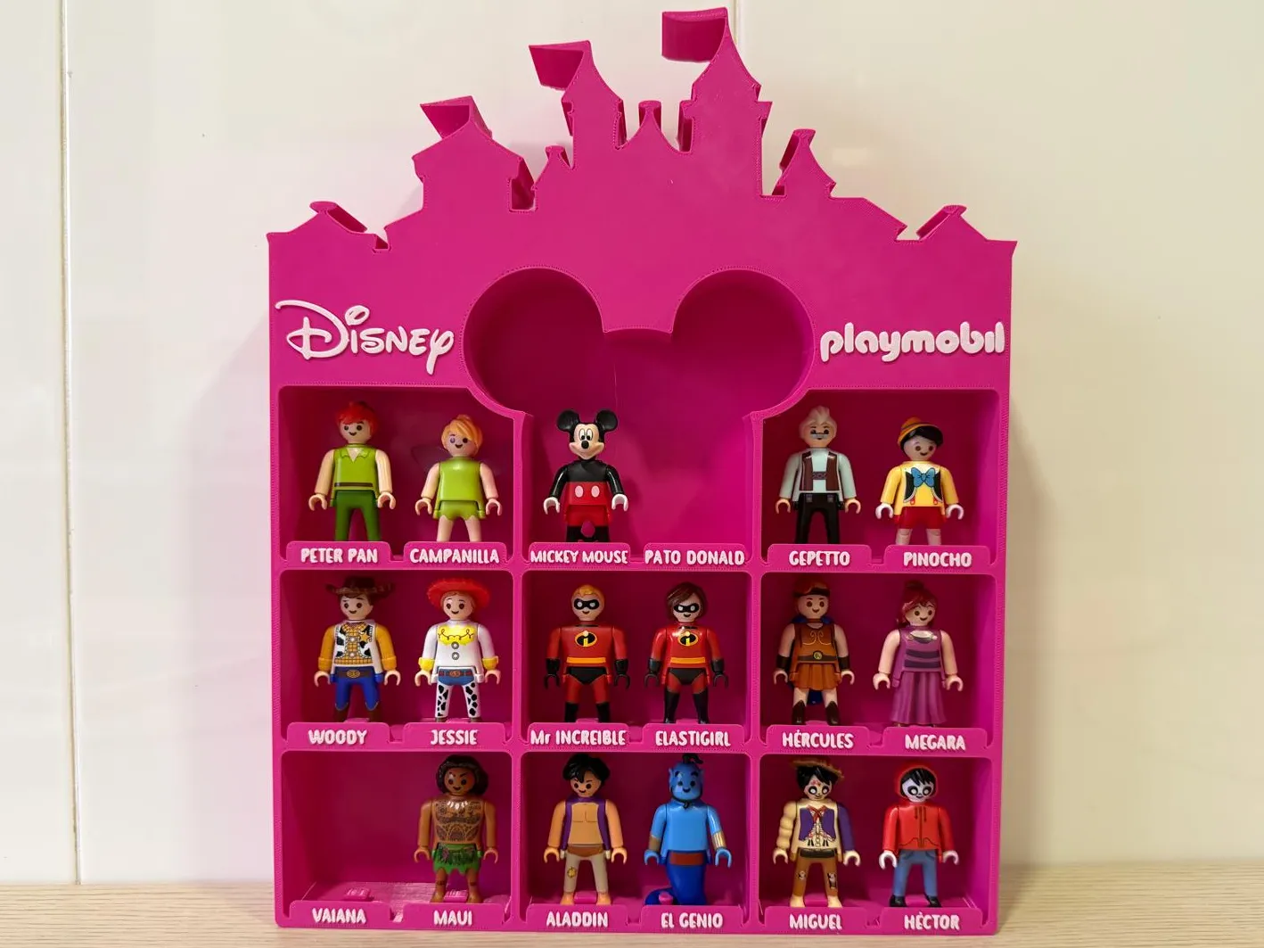 🏰 ESPOSITORE CASTELLO DISNEY PLAYMOBIL – PERSONALIZZABILE NEL COLORE! ✨, vista 3