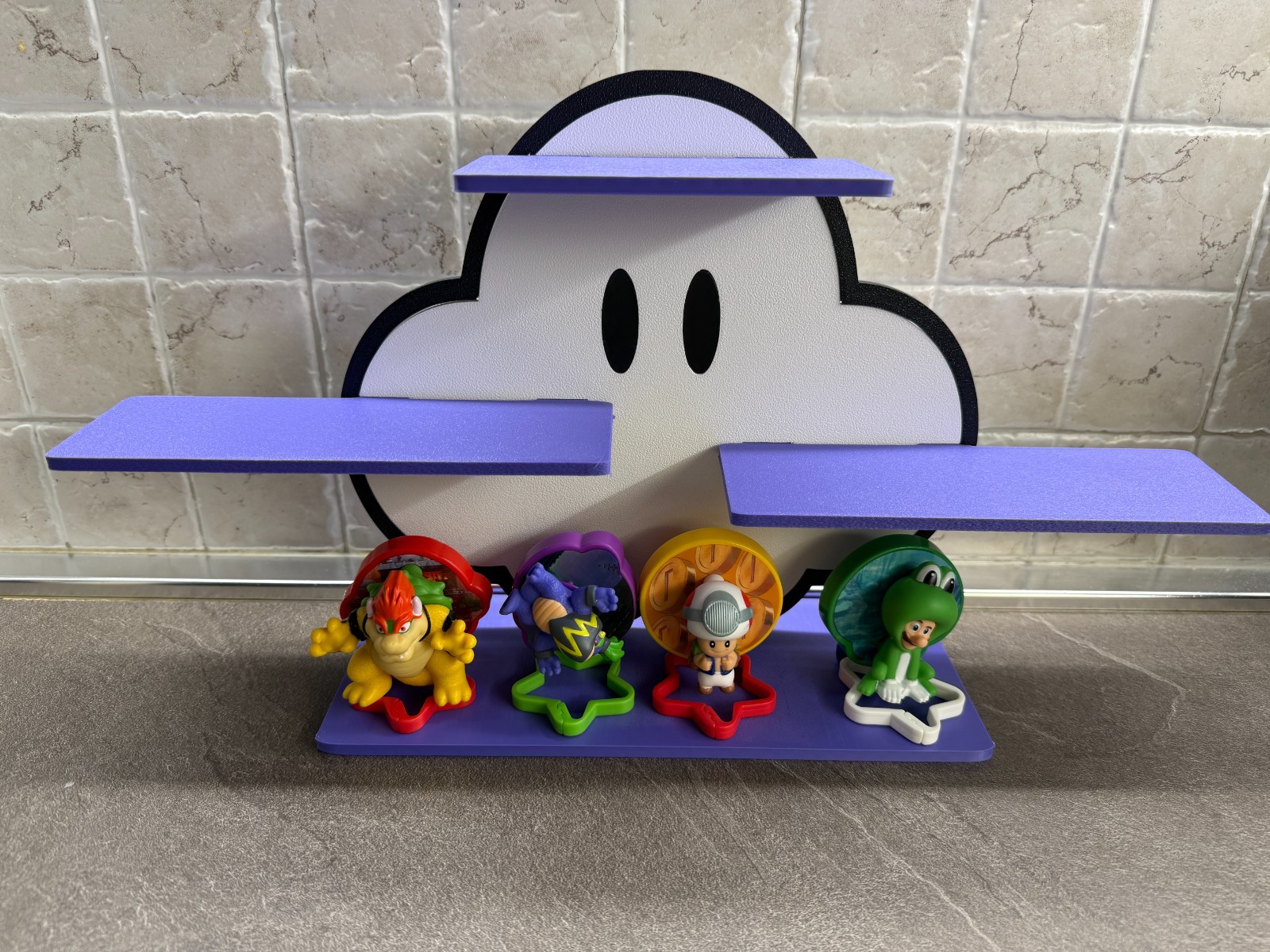 Espositore Super Mario Galaxy Mc Donalds, vista 2