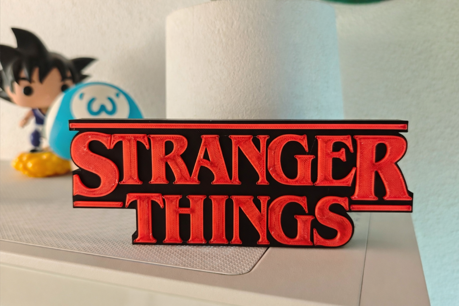 Stranger Things Logo 3D – Insegna Decorativa Effetto LED | Idea Regalo Fan Serie