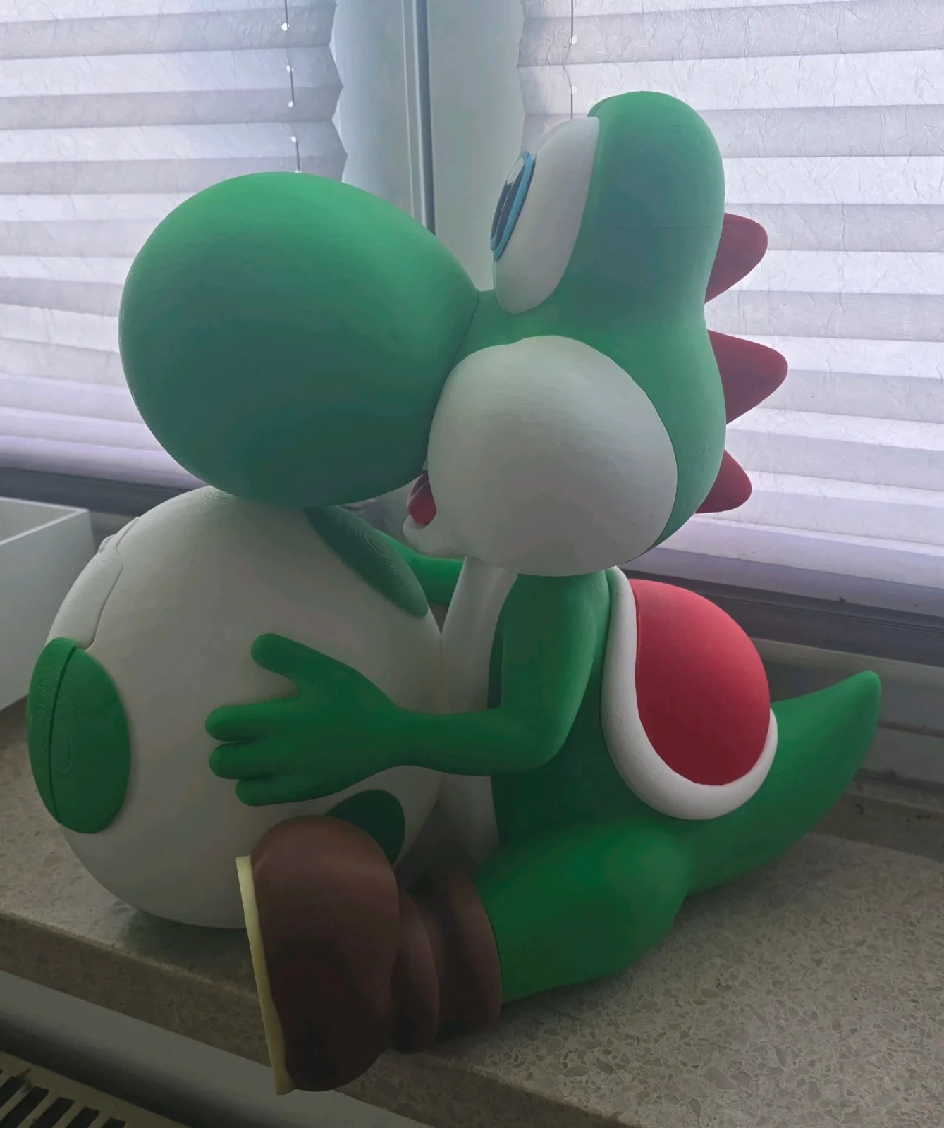 yoshi secchio popcorn secchio | stampato in 3D, vista 2