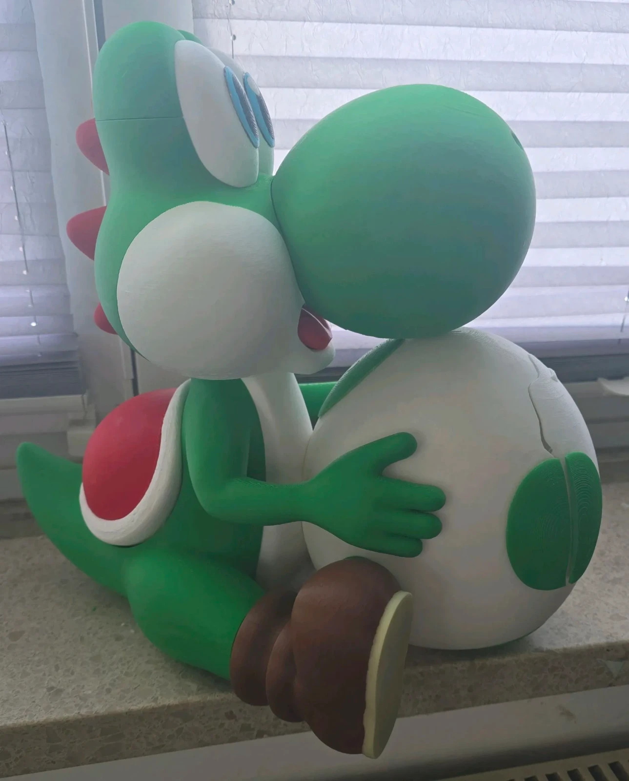 yoshi secchio popcorn secchio | stampato in 3D, vista 3
