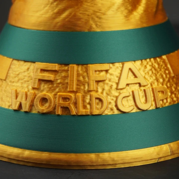 Trofeo Coppa del Mondo Calcio Fifa 2026 | Stampa 3D alta qualità, vista 5