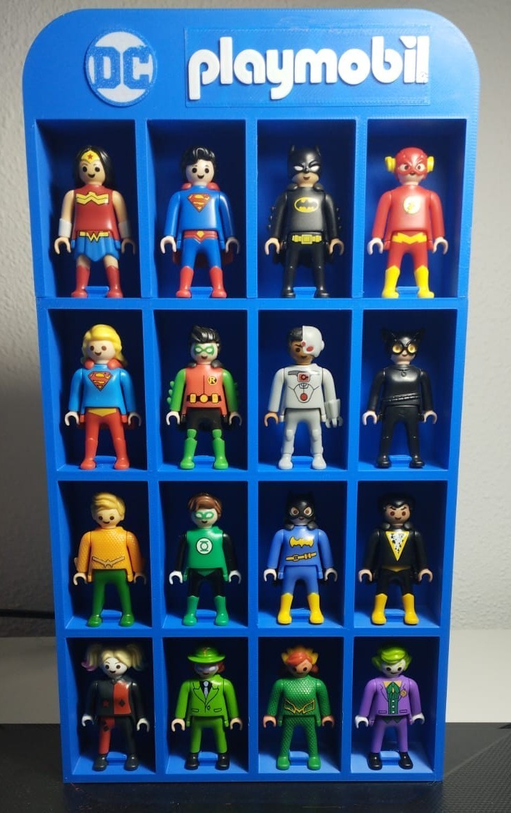 Espositore DC Playmobil Kinder – Porta Personaggi / Vetrina Collezione