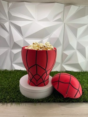Porta PopCorn ispirato a SpiderMan, vista 4