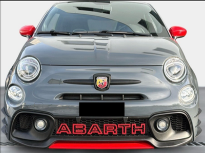 Scritta Abarth per Griglia Fiat 595 Punto Evo 500 Decorazione Stile Originale