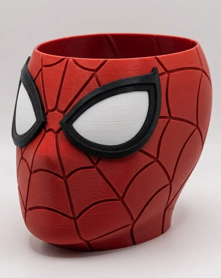 Porta PopCorn ispirato a SpiderMan, vista 2