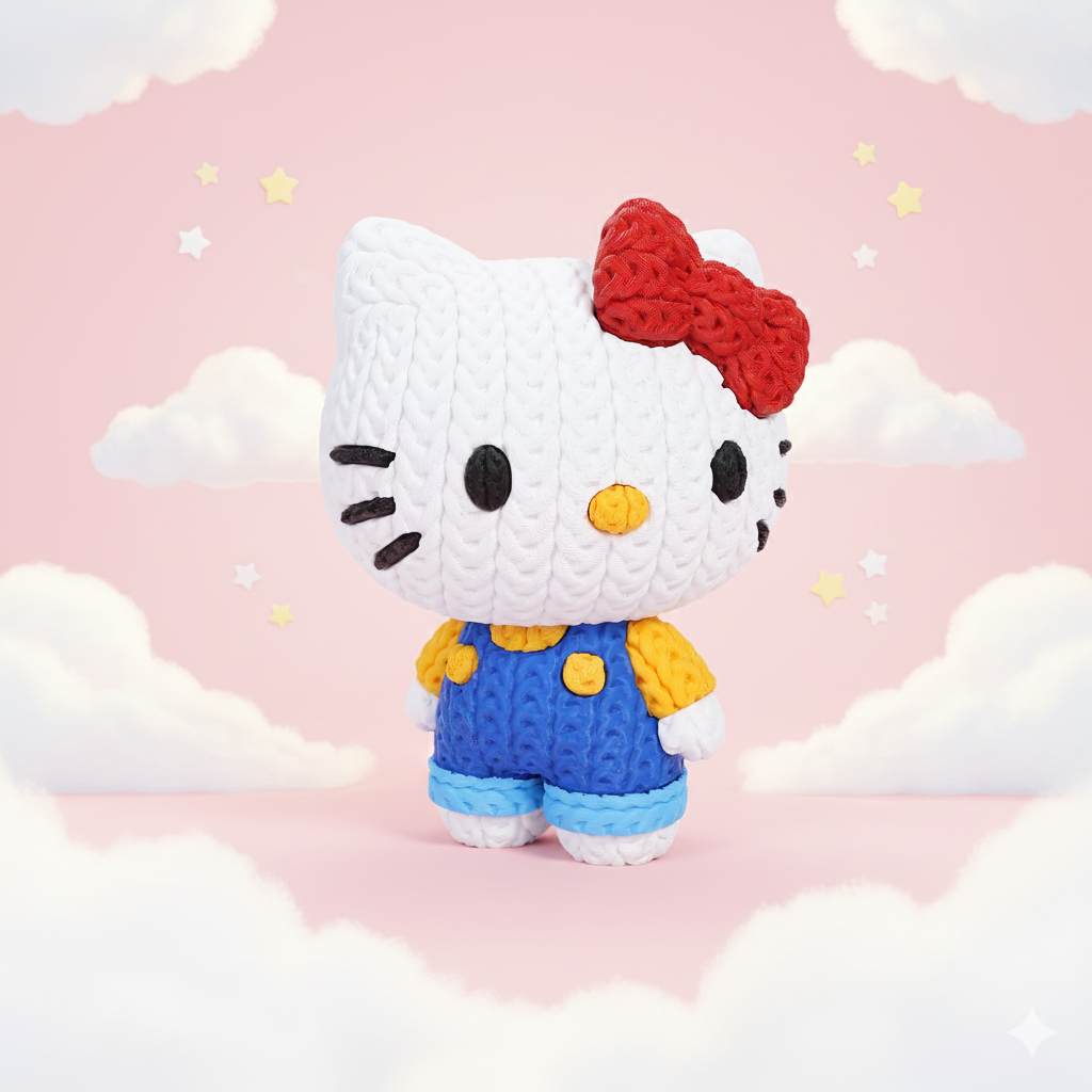 Statuetta Stile Cartoon 20cm | Action Figure Decorativa | Hello Kitty, vista 5