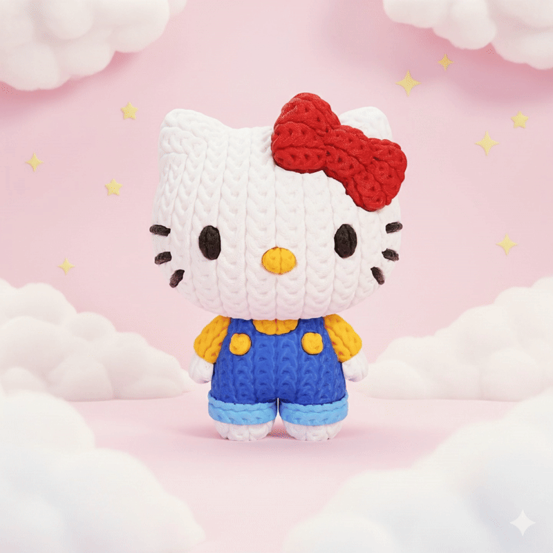 Statuetta Stile Cartoon 20cm | Action Figure Decorativa | Hello Kitty, vista 6