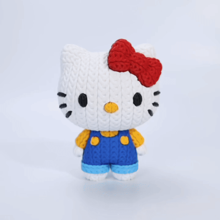 Statuetta Stile Cartoon 20cm | Action Figure Decorativa | Hello Kitty