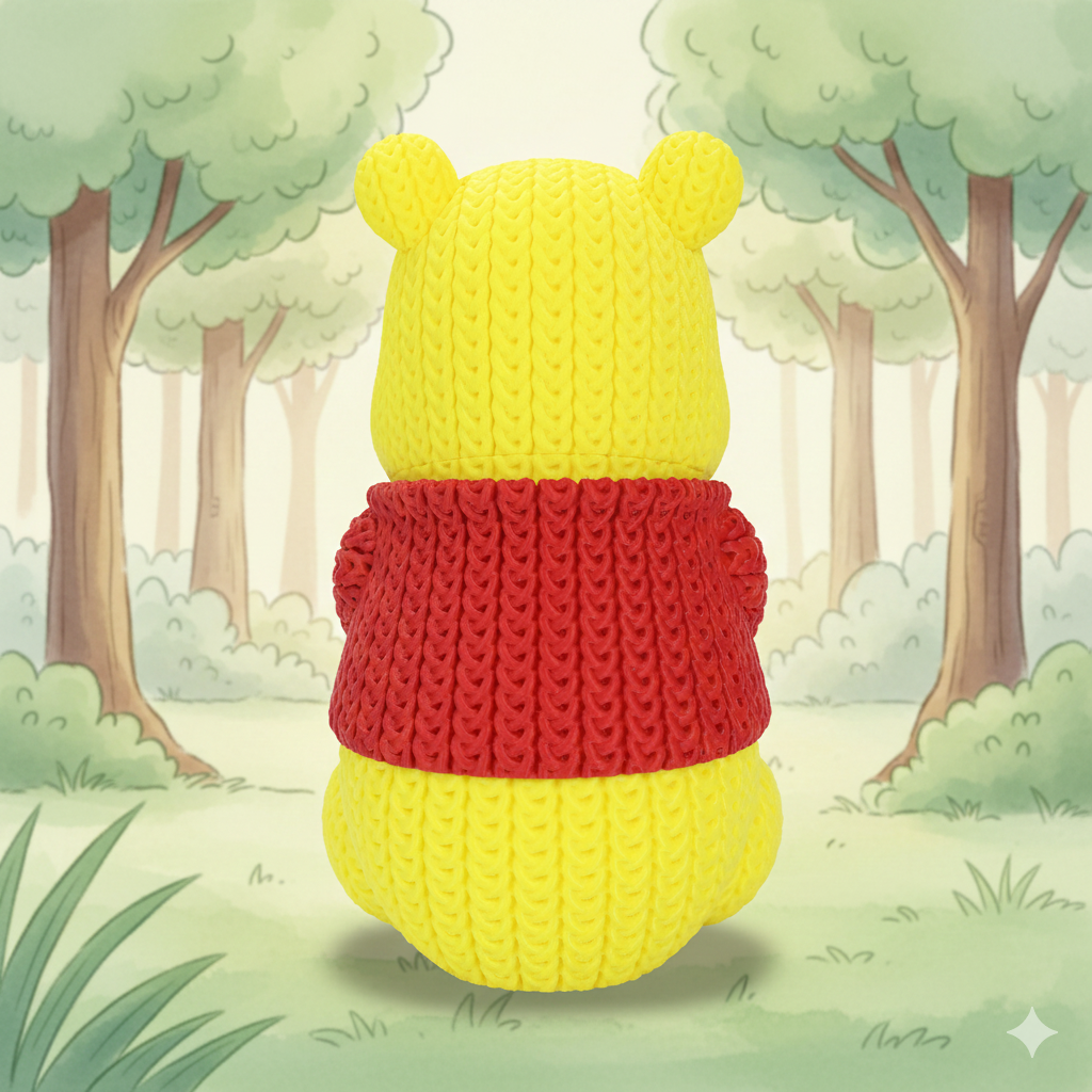 Statuetta Stile Cartoon 20cm | Action Figure Decorativa | Winnie the Pooh, vista 2