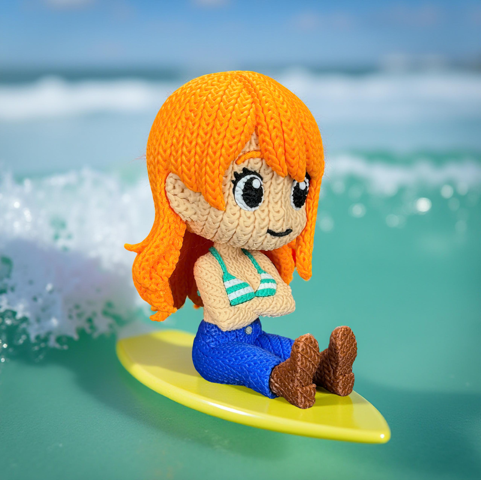 Statuetta One Piece Mini Figure 17cm Dettagliata Collezione Nami