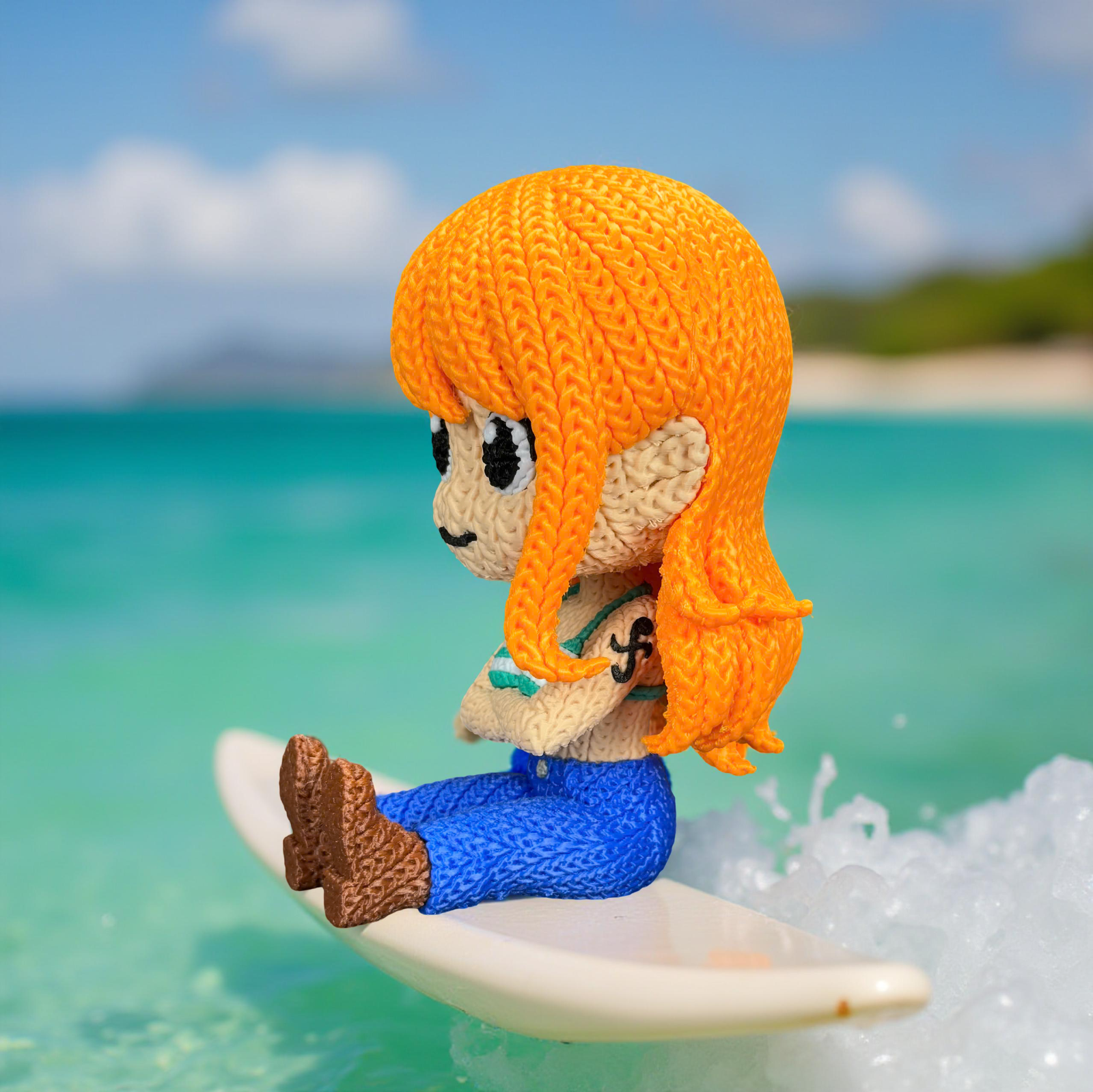 Statuetta One Piece Mini Figure 17cm Dettagliata Collezione Nami, vista 2