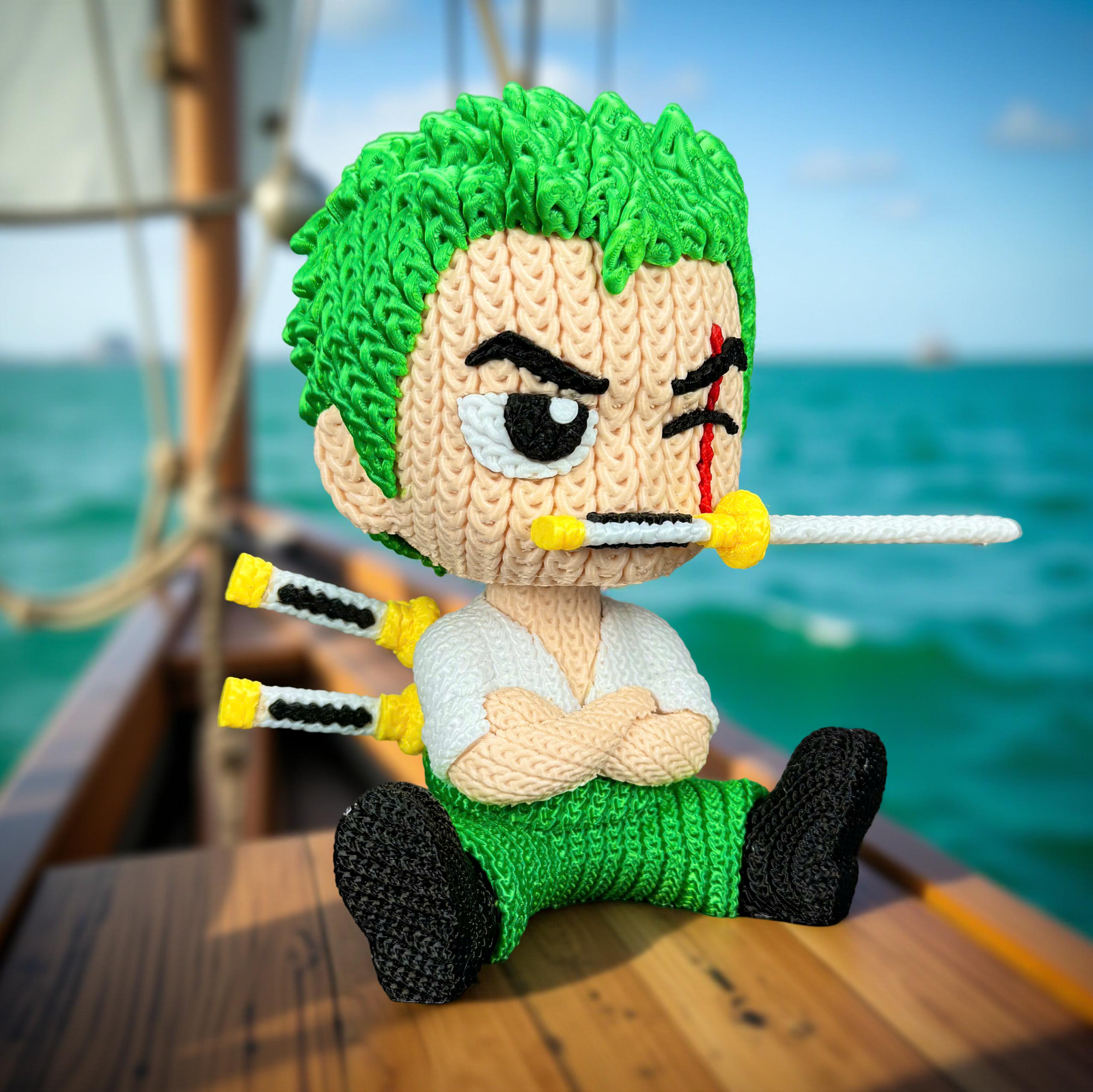 Statuetta One Piece Mini Figure 17cm Dettagliata Collezione | Zoro