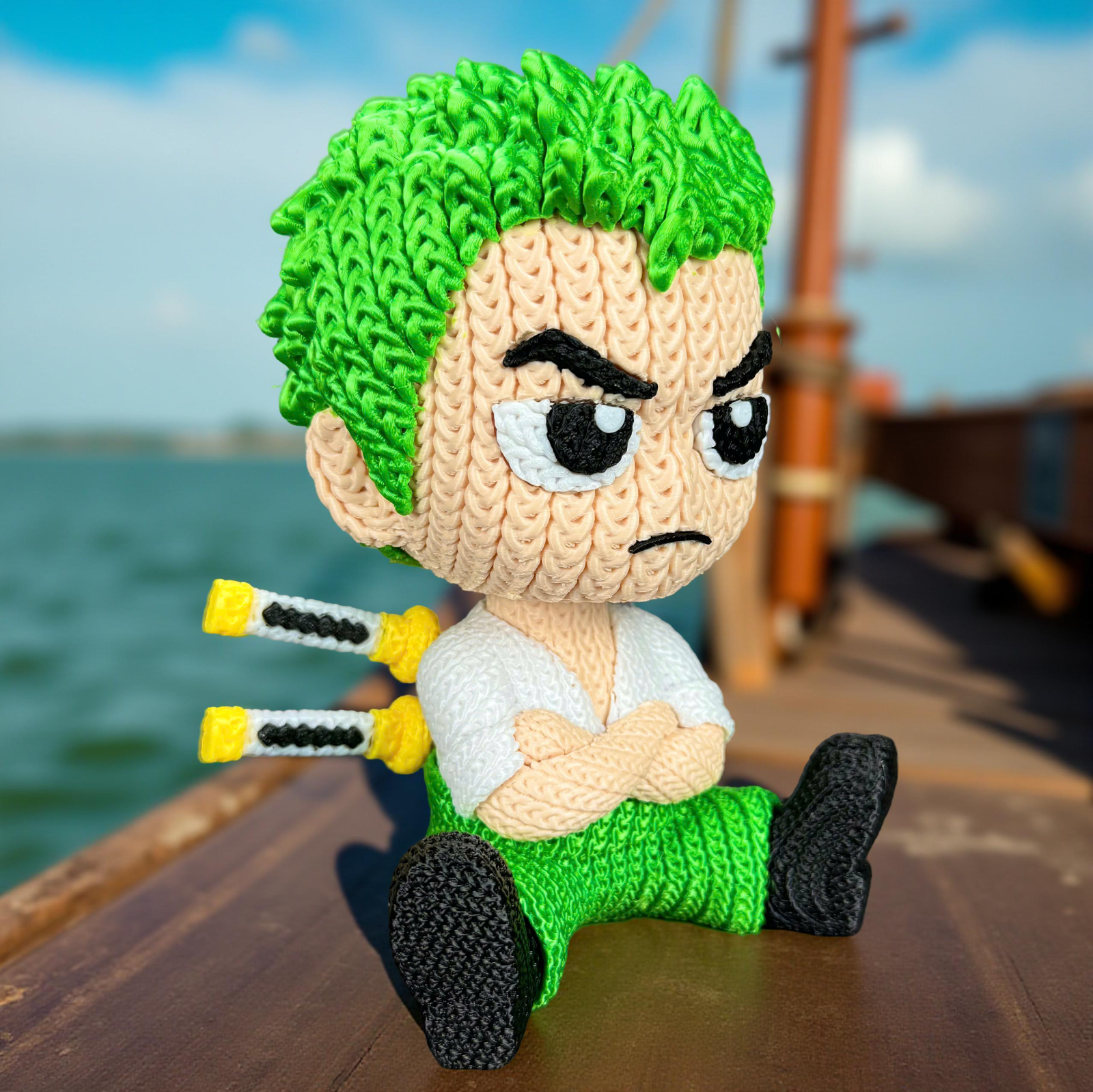 Statuetta One Piece Mini Figure 17cm Dettagliata Collezione | Zoro, vista 8