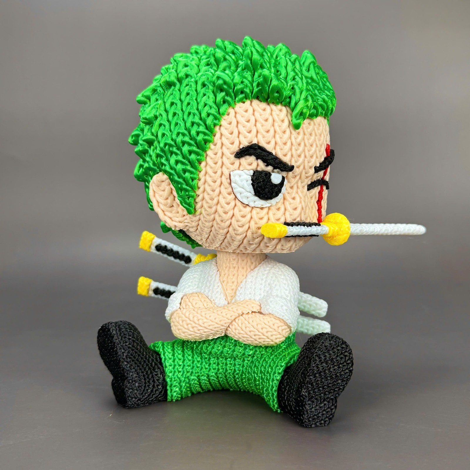 Statuetta One Piece Mini Figure 17cm Dettagliata Collezione | Zoro, vista 5