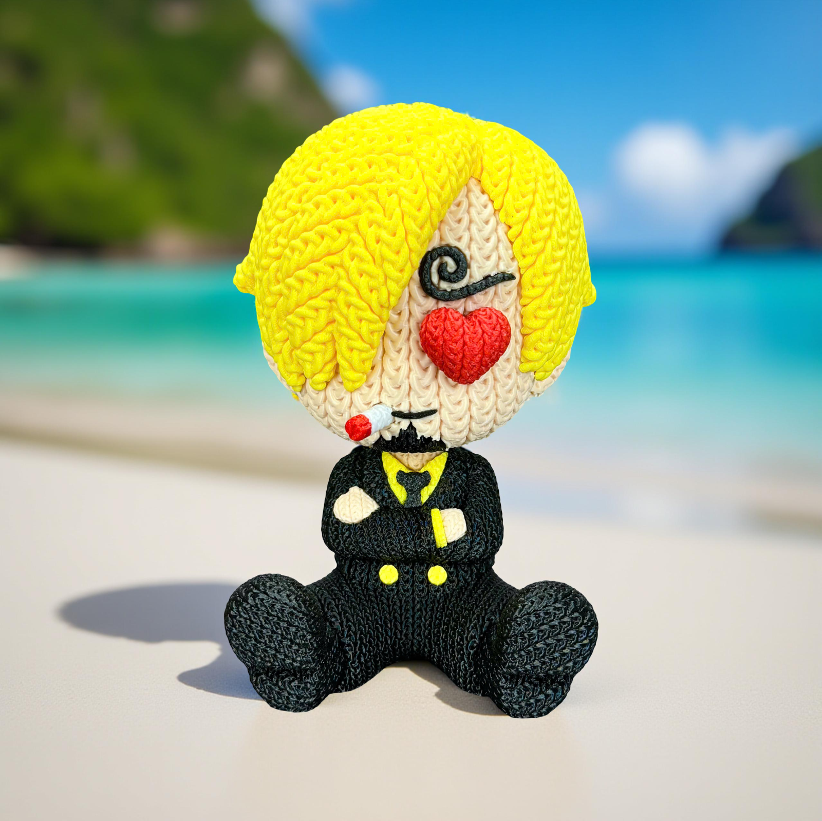 Statuetta One Piece Mini Figure 17cm Dettagliata Collezione  | Sanji, vista 9